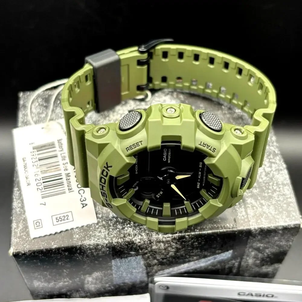 Casio G-Shock GA-700UC-3A Utility Color Olive Green Analog Digital Watch NWT